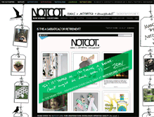 Tablet Screenshot of notcot.com